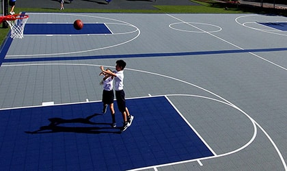 basketball rubber surface