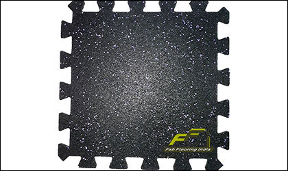 interlocking rubber tiles gym flooring