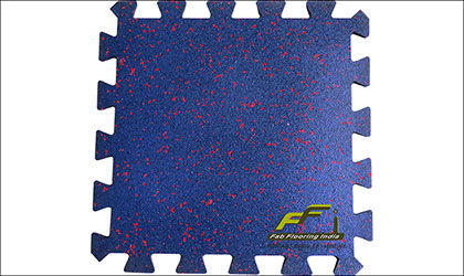 interlocking rubber tiles gym flooring