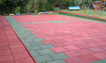 outdoor rubber flooring