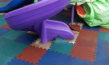 outdoor rubber flooring for school