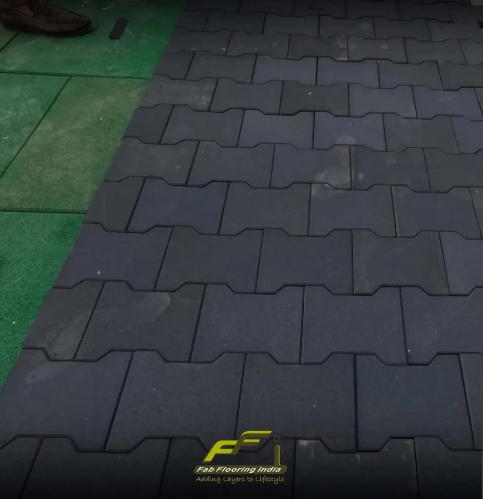 rubber paver tile floorings in india