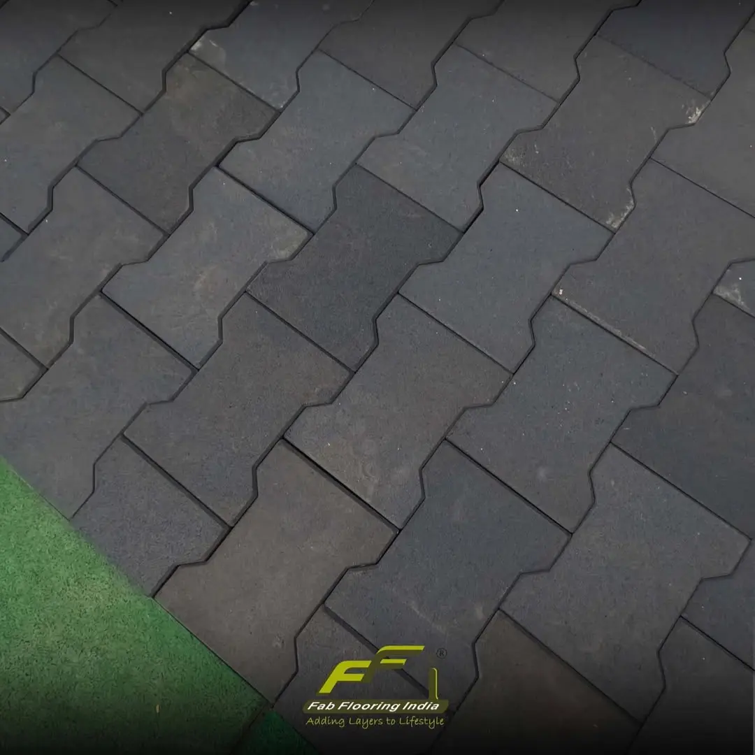 rubber paver tile floorings in india