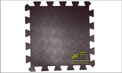 virgin pvc brown interlocking tile