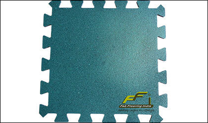 interlocking rubber tiles gym flooring