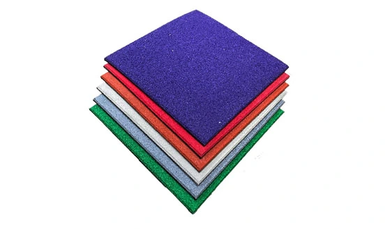 EPDM sandwich rubber tiles floorings