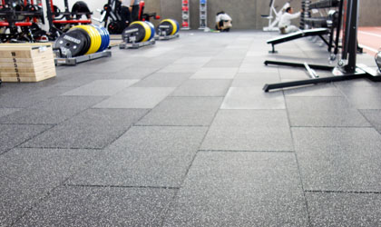 Easy to install and maintain, our laminated rubber tiles save you time and money in the long run.