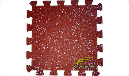 interlocking rubber tiles gym flooring