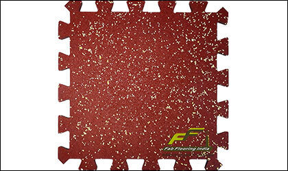 interlocking rubber tiles gym flooring